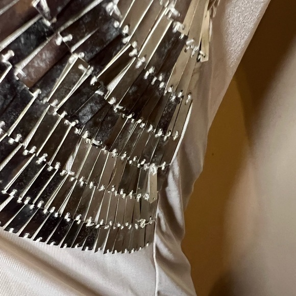 ⭐️Bebe Gray Halter Dress with Silver Accents - Picture 4 of 9